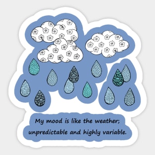 Mood weather Sticker